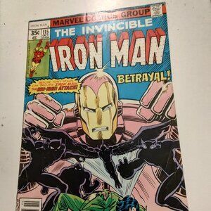 IRON MAN # 115 BETRAYAL PART 1 OF 2 BY BILL MANTIO COVER BY ROMITA & PATTERSON